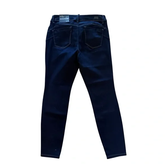 NWT Miss Poured In Blue Total Solution Skinny Stretch Jeans Womens 12 - Picture 4 of 5